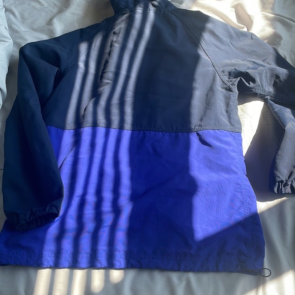 LL Bean navy mountain classic anorak windbreaker raincoat - Picture 4 of 4